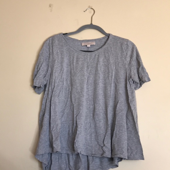 LOFT Tops - Loft heather gray tee
